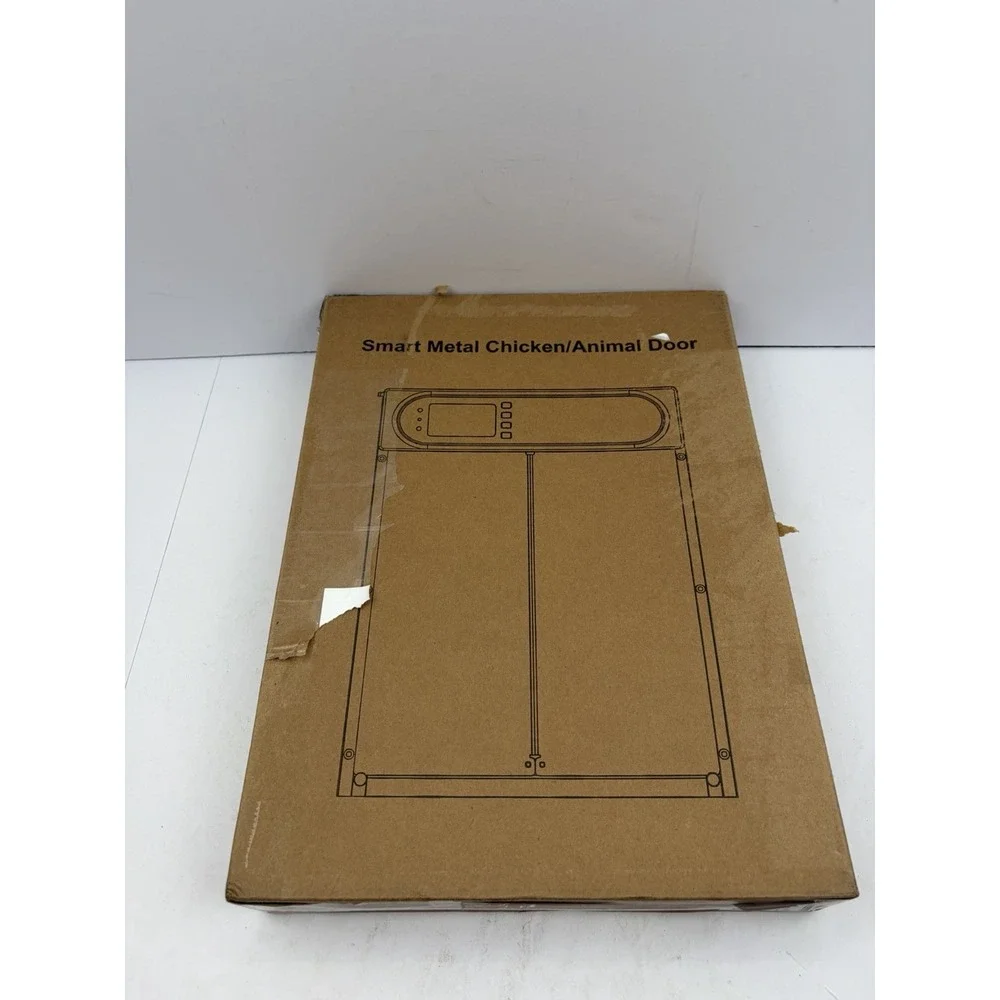 DC & Battery Powered Automatic Chicken Coop Door Opener Light Sensor Timer